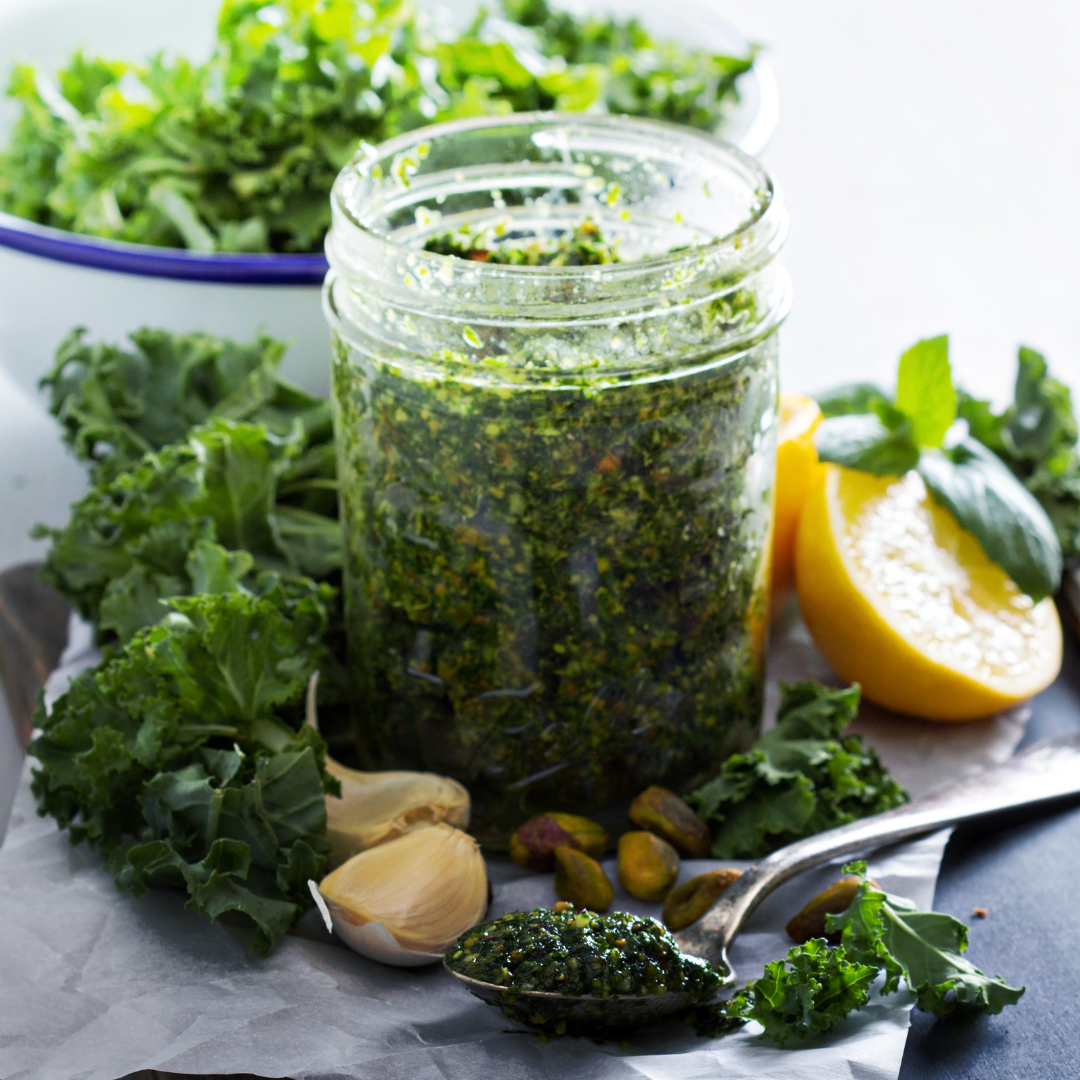 Kale Stem Pesto